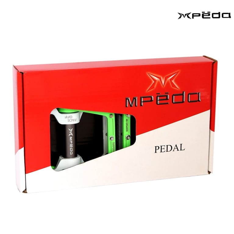 PEDALI MTB ALUMINSKI MPEDA ZELENO BELI * 4
