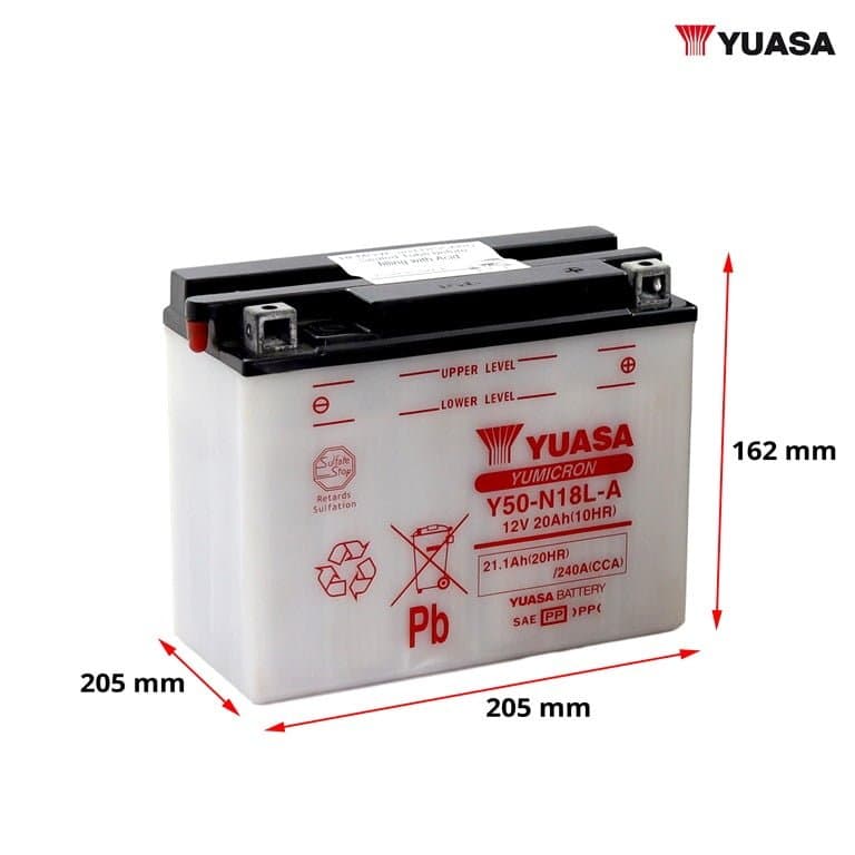 AKUMULATOR Y50-N18L-A/22A -+YUASA OBICEN 2