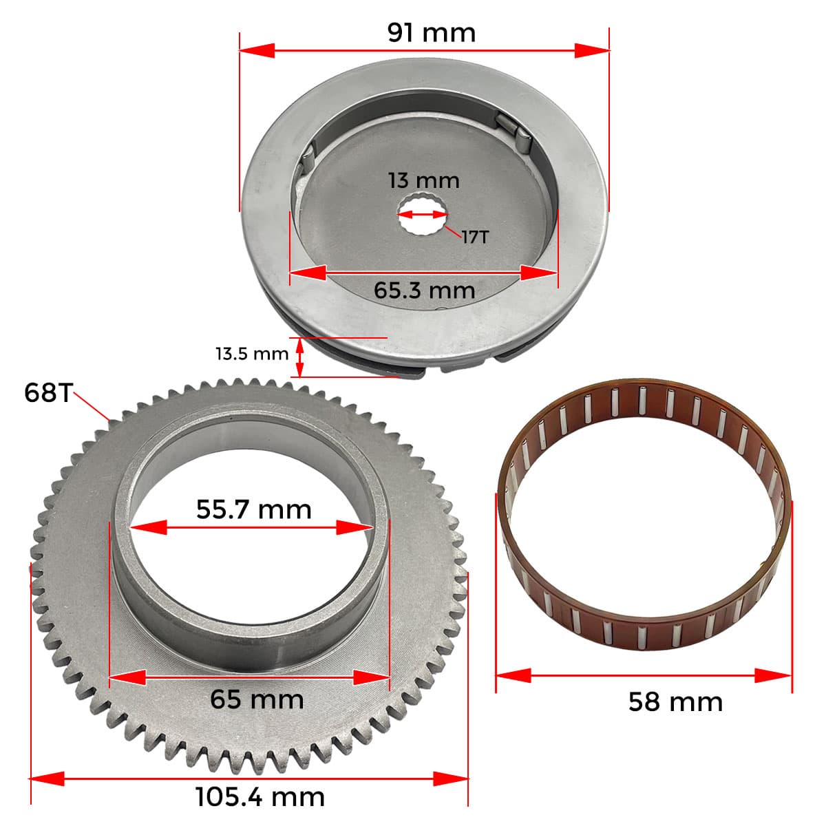 BENDEKS YAMAHA JOG90 13mm TMMP+ 4