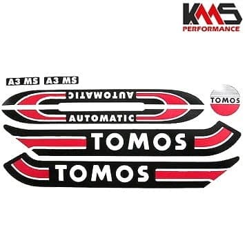 NALEPNICA TOMOS A3 STAR TIP KMS PERFORMANCE