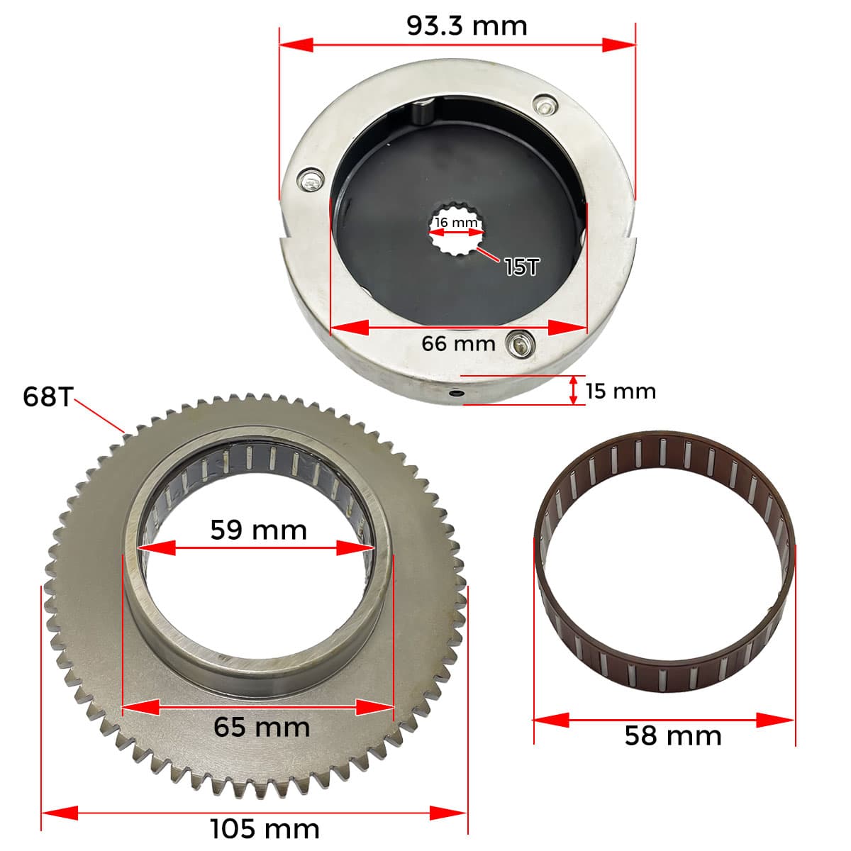 BENDEKS YAMAHA JOG90 V27 CPI 2T KIN 16mm TMMP* 4