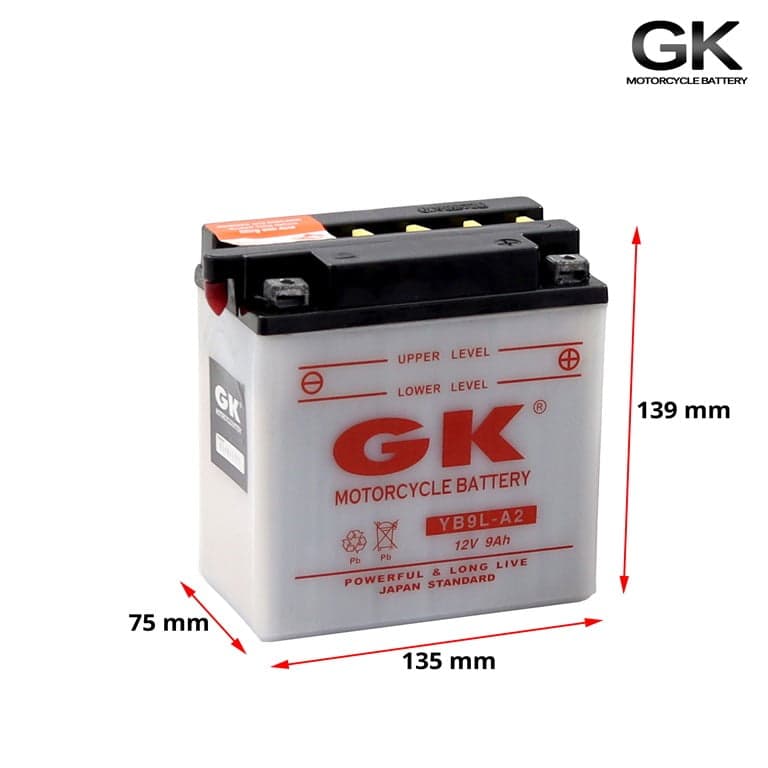 AKUMULATOR YB9L-A2 GK OBICEN 2