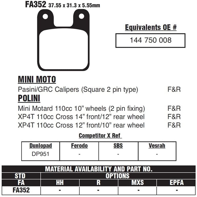 PLOCKI FA 352 225101400 RMS ITALY 3