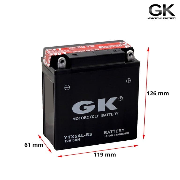 AKUMULATOR YTX5AL-BS MF GK 2