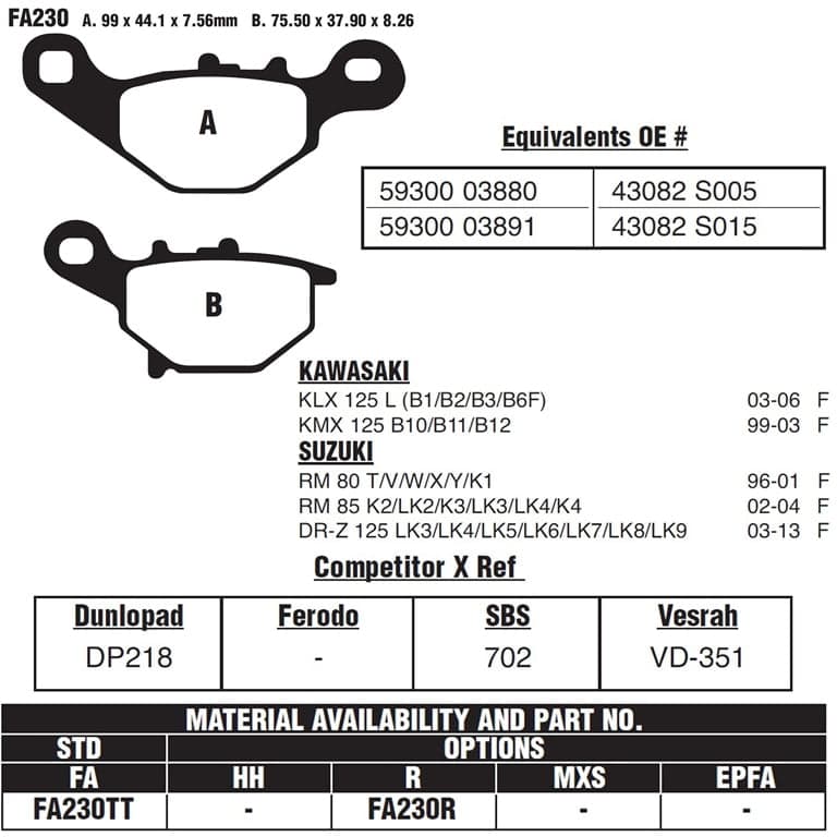 PLOCKI FA 230 225100370 SUZUKI RMS ITALY 3