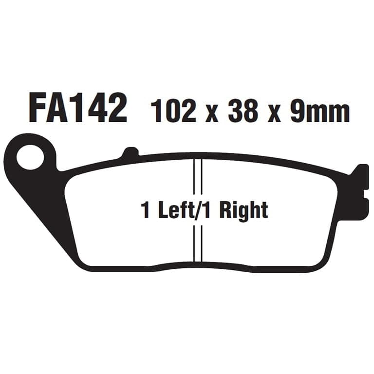 PLOCKI FA 142 FA 226 225100871 225100873 8,3mm SINTER RMS ITALY 2