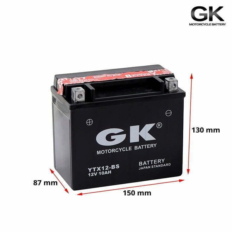 AKUMULATOR YTX12-BS MF GK 2