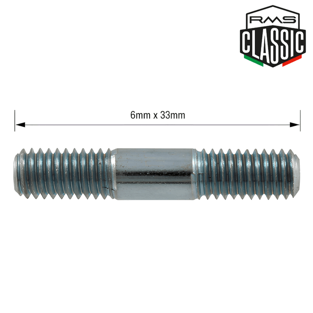 BREZON AUSPUH PIAGGIO VESPA FL L N R S SPECIAL SS PX PK SR 50 M6X33mm 121856000 RMS ITALY*