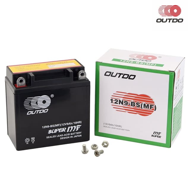 AKUMULATOR YTX9A-BS BATERIJA VISOK OUTDO HAM