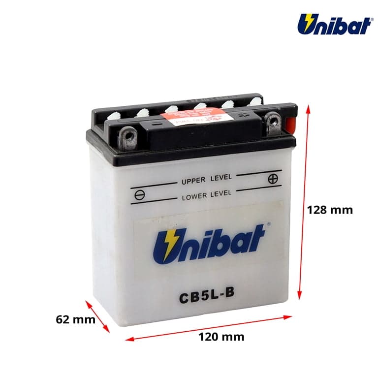 AKUMULATOR CB5L-B OBICEN UNIBAT 2