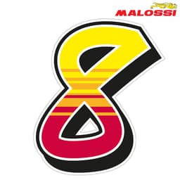 NALEPNICA ''8'' 16X19cm MALOSSI***