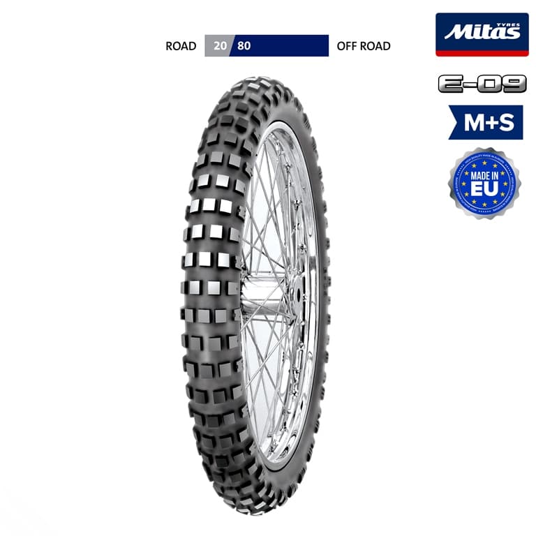 NAD. GUMA 90/90-21 54R TL E-09 M+S PREDNA MITAS*