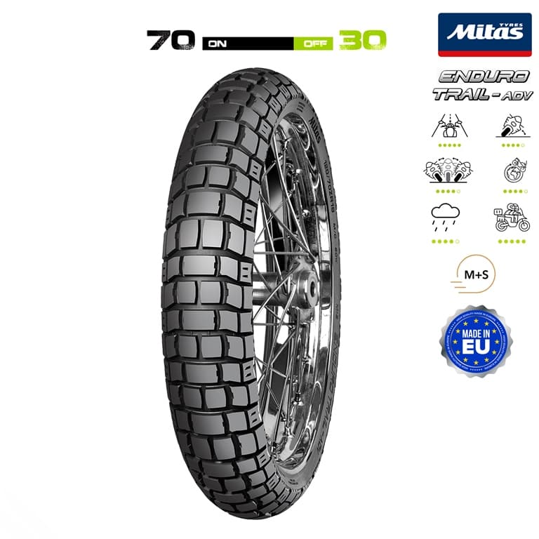 NAD. GUMA 120/70-19 120/70ZR19 60W TL/TT ENDURO TRAIL ADV MITAS*