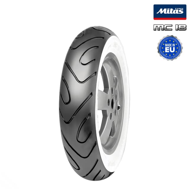 NAD. GUMA 3.50-10 51P TL MC18 WHITE WALL MITAS*