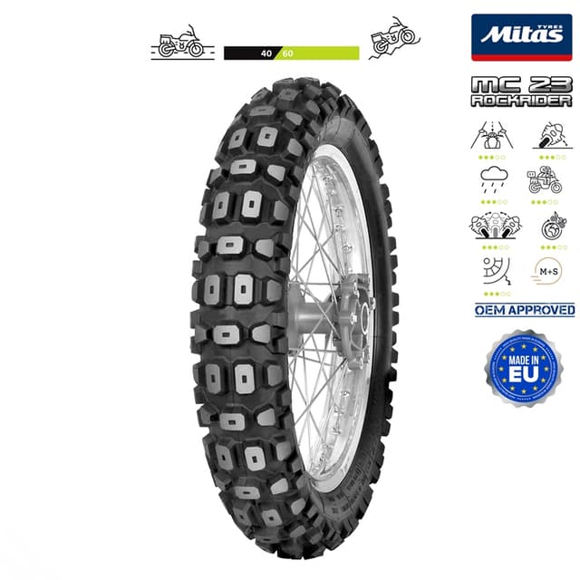 NAD. GUMA 140/80-18 70R TT MC23 ROCKRIDER M+S ZADNA MITAS*