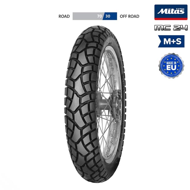 NAD. GUMA 130/80-17 65S TL MC24 M+S MITAS*