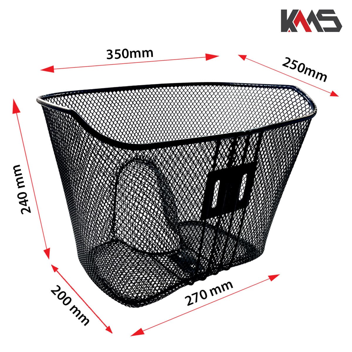 KORPA MTB PREDNA L CRNA DUPKA ZA SVETLO KMS* 3