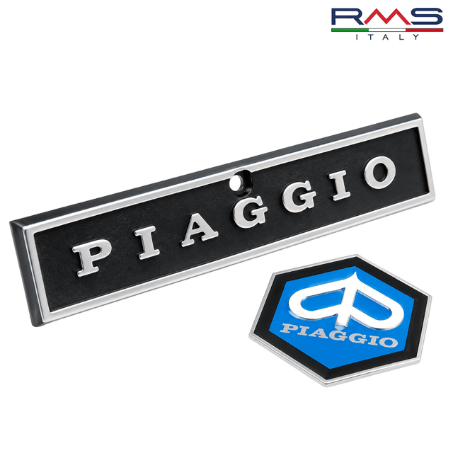 ZNAK PIAGGIO VESPA PX 125 150 200 E PREDNA PLASTIKA 142420050 RMS ITALY