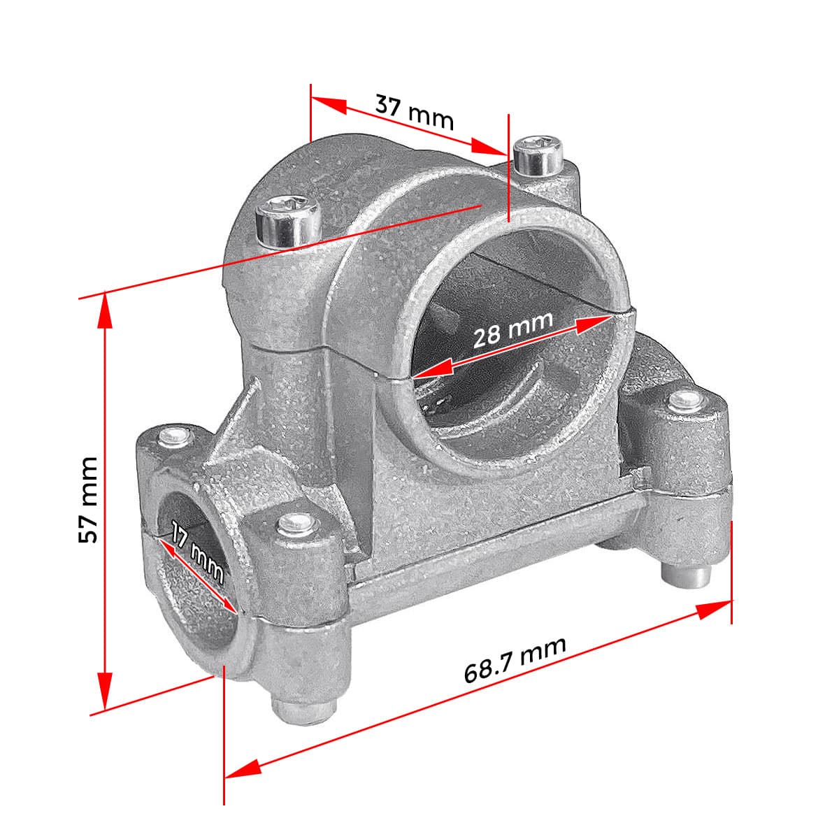 DRZAC RACKI 28X19mm VILLAGER BC750 900 1250 1900 TRIMER RACKI F 19mm CN* 2