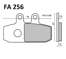 PLOCKI FA 256 APRILIA ATLANTIC 500 225100680 RMS ITALY
