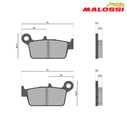 PLOCKI FA 131 9,7mm 6215065BB SPORT MALOSSI*