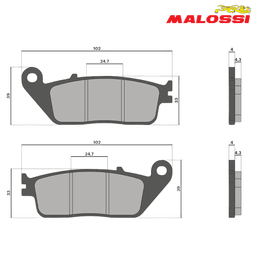 PLOCKI FA 142 8,3mm 6215572BB SPORT MALOSSI*