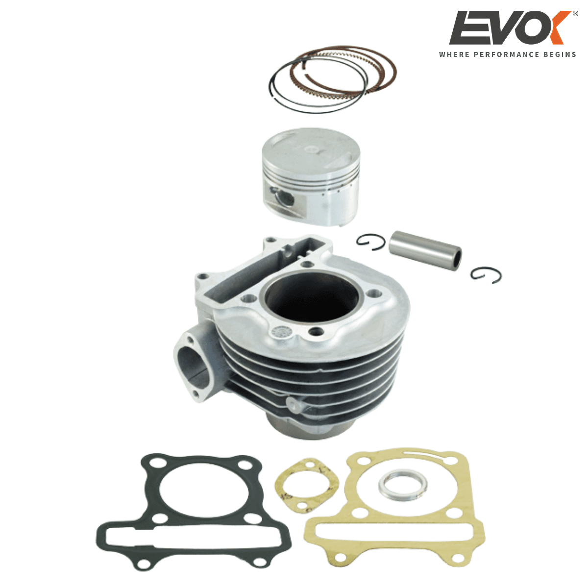 CILINDAR GY6 KYMCO AGILITY R16 150 57,4mm 100081210 EVOK ITALY*