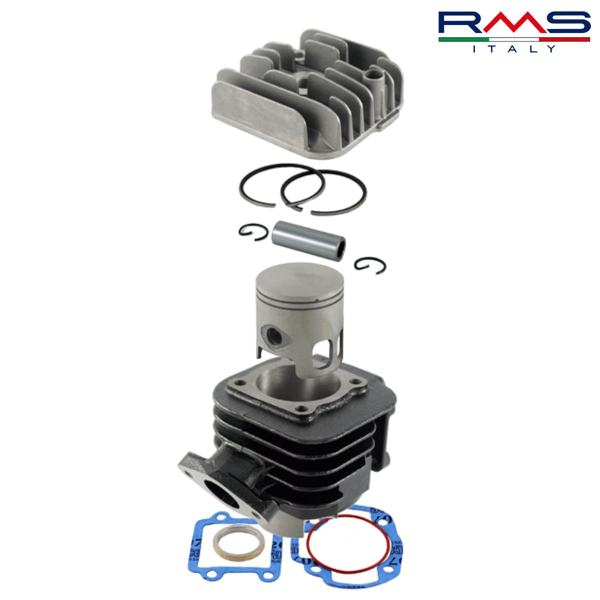 CILINDAR YAMAHA JOG 2JA 47x10mm VERTIKAL KIT SO GLAVA 100080221 RMS ITALY*