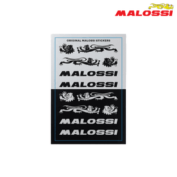 NALEPNICA MALA CRNI MALOSSI 8X14cm 3320623 MALOSSI*
