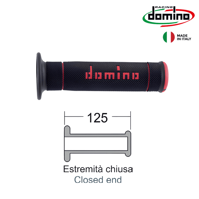 GUMICI RACKI DOMINO CRNI SO CRVENO 184160510 DOMINO ITALY