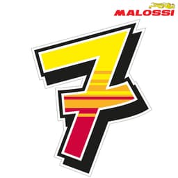NALEPNICA ''7'' 14,9X19,5cm MALOSSI***