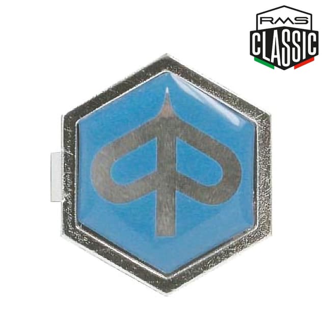 ZNAK NALEPNICA PIAGGIO VESPA PXE 295486 PREDNA PLASTIKA 142720020 RMS ITALY